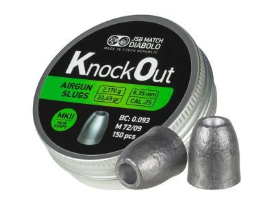 Knock Out Slugs 6,35mm MK2/ 150 stuks / Gewicht ; 33,49 Grain - 2,17 Gram. -2737-a